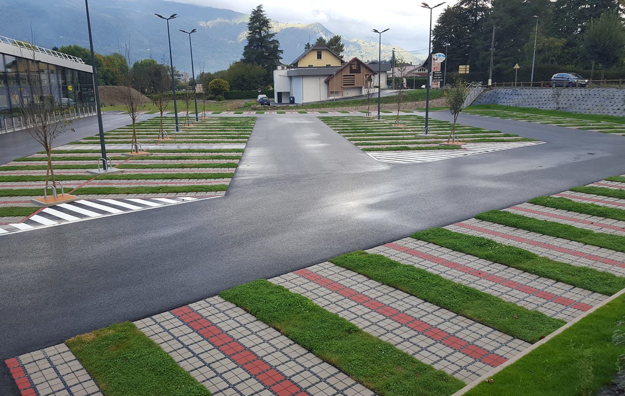 ECORASTER- zatravňovací dlažba- ECORASTER- využití v praxi