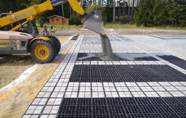 ECORASTER- zatravňovací dlažba- ECORASTER- využití v praxi