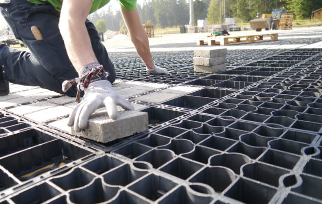 ECORASTER- zatravňovací dlažba- ECORASTER- využití v praxi