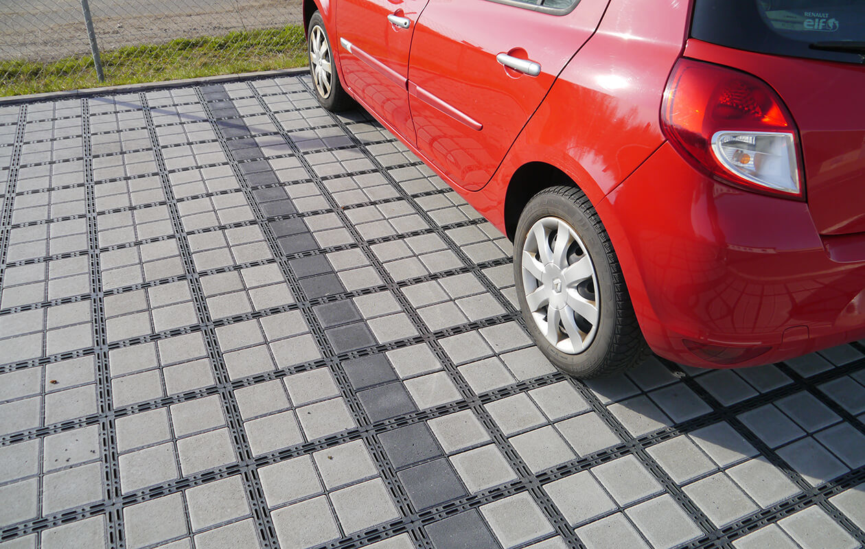 ECORASTER- zatravňovací dlažba- ECORASTER- využití v praxi