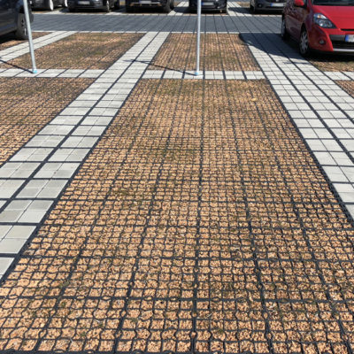 ECORASTER- zatravňovací dlažba- ECORASTER E50- využití v praxi