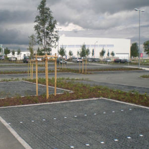 ECORASTER- zatravňovací dlažba- ECORASTER E50- využití v praxi