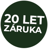 20 let záruka na produkt