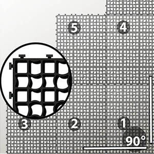 Zatravňovací dlažba ECORASTER pokládka