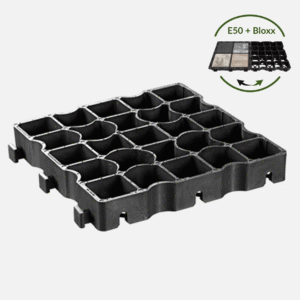 Zatravňovací dlažba ECORASTER® E50 - černá