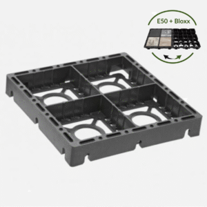 Drenážní dlažba ECORASTER® Bloxx - černá