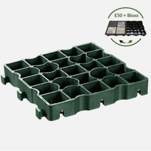 Zatravňovací ECORASTER® E50 - zelená