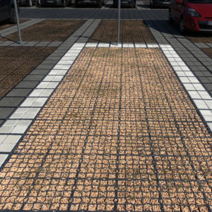 Parkovací místo ECORASTER E50 + ECORASTER BLOXX