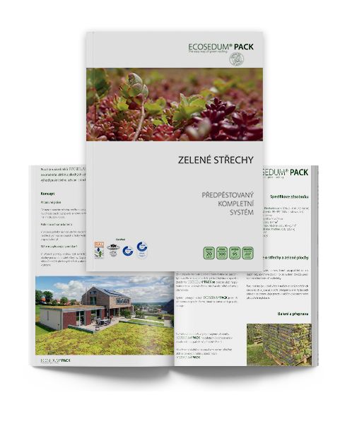 zelená střecha ECOSEDUM PACK prospekt