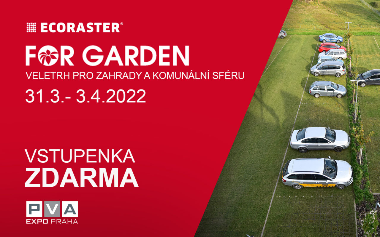 Ecoraster se zúčastní výstavy For Garden 2022