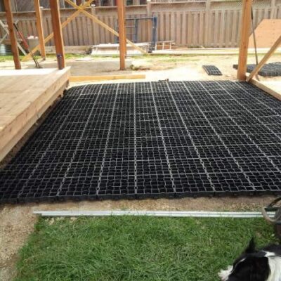 příprava dlažby do pergoly